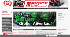 Desktop Screenshot of motorgeraete-mueller.de