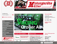 Tablet Screenshot of motorgeraete-mueller.de